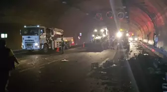 Kuzey Marmara Otoyolu’nda TIR Kazası: Sebze Yüklü Araç Devrildi