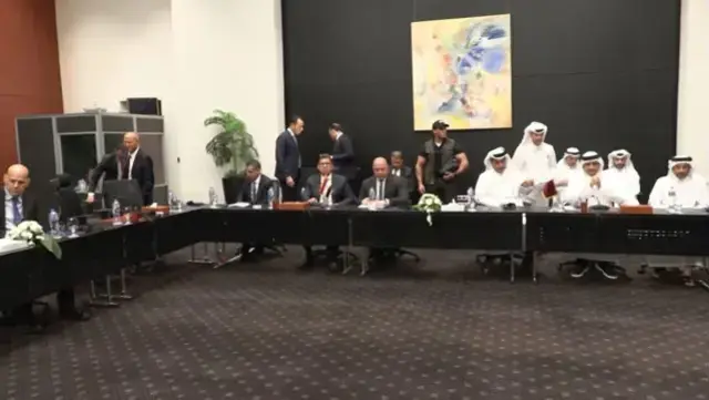 İbrahim Kalın masada! Mısır'daki müzakerelerden dikkat çeken görüntüler